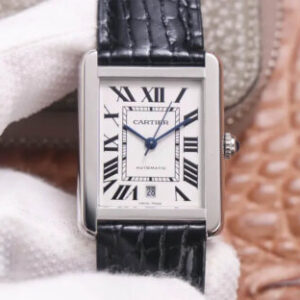 Cartier Tank WSTA0029 V9 Factory Stainless Steel Replica Watch