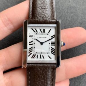 Cartier Tank WSTA0030 K11 Factory White Dial Replica Watch