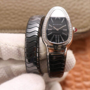 Bvlgari Serpenti BV Factory Black Dial Replica Watch