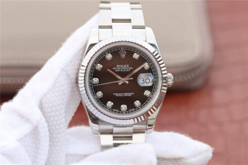 Rolex Datejust M126334-0011 EW Factory Black Dial Replica Watch