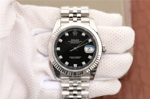 Rolex Datejust M126334-0012 EW Factory Diamond-set Dial Replica Watch