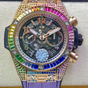 Hublot BIG BANG Unico 411.OX.9910.LR.0999 ZF Factory Rose Gold Skeleton Dial Replica Watch