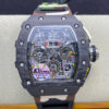 Richard Mille RM-011 KV Factory V2 Carbon Fiber Camo Rubber Strap Replica Watch