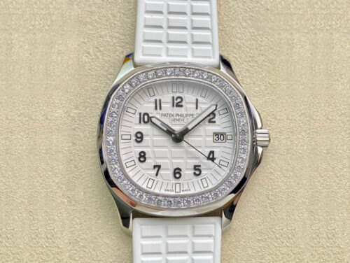 Patek Philippe Aquanaut Quartz Ladies 5067A-024 PPF Factory Diamond-set Bezel Replica Watch