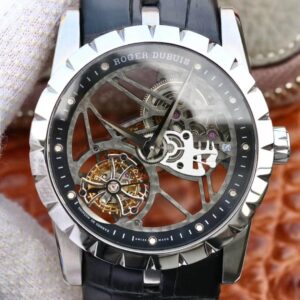Roger Dubuis Excalibur RDDBEX0393 JB Factory Tourbillon Stainless Steel Case Replica Watch