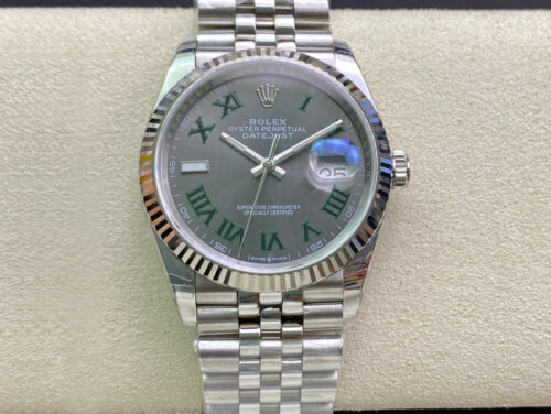 Rolex Datejust M126234-0045 36MM EW Factory Grey Dial Replica Watch
