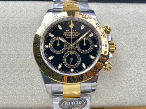 Rolex Daytona M116503-0004 BT Factory Yellow Gold Black Dial Replica Watch