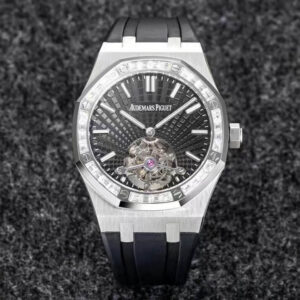 Audemars Piguet Royal Oak Tourbillon R8 Factory V3 Black Rubber Strap Replica Watch