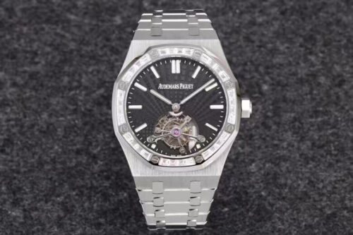 Audemars Piguet Royal Oak Tourbillon 26521BC.ZZ.1220BC.01 R8 Factory Diamond-set Bezel Replica Watch