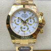 Rolex Daytona M116508-0001 BT Factory Yellow Gold White Dial Replica Watch