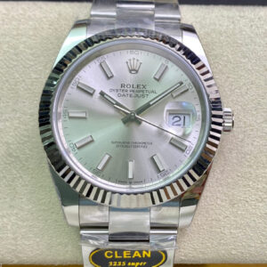 Rolex Datejust M126334-0003 Clean Factory Silver Dial Replica Watch
