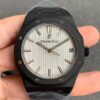Audemars Piguet Royal Oak 15500 DLC Version ZF Factory Frosted White Dial Replica Watch
