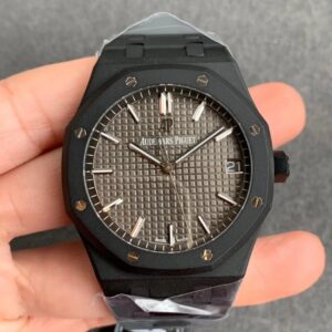 Audemars Piguet Royal Oak 15500 DLC Version ZF Factory Frosted Grey Dial Replica Watch