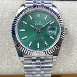 Rolex Datejust M126334-0028 EW Factory Green Dial Replica Watch