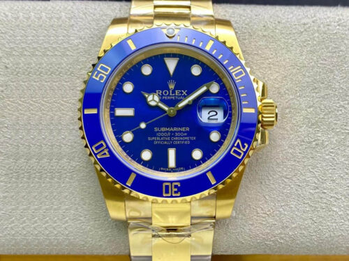 Rolex Submariner M116618LB-0003 VS Factory Yellow Gold Replica Watch