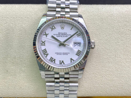 Rolex Datejust M126234-0025 EW Factory White Dial Replica Watch