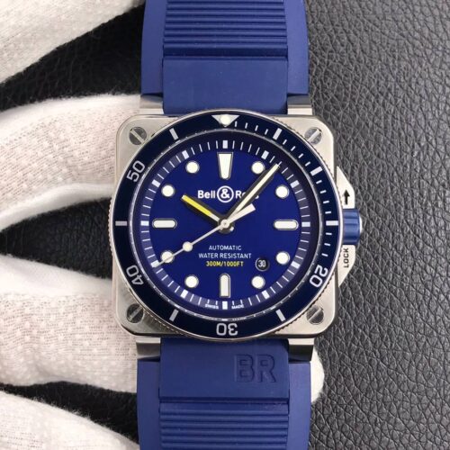 Bell & Ross BR0392-D-BU-ST/SRB Stainless Steel Replica Watch