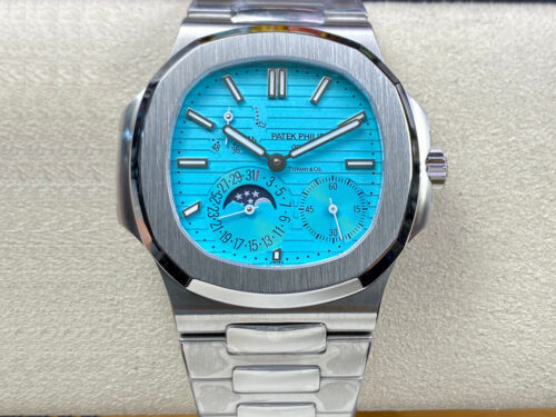 Patek Philippe Nautilus 5712 GR Factory Tiffany Blue Dial Replica Watch