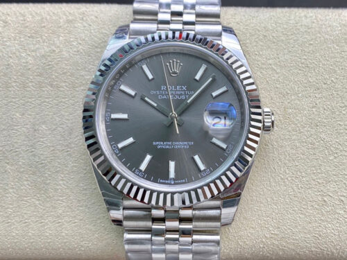 Rolex Datejust M126334-0014 EW Factory Grey Dial Replica Watch
