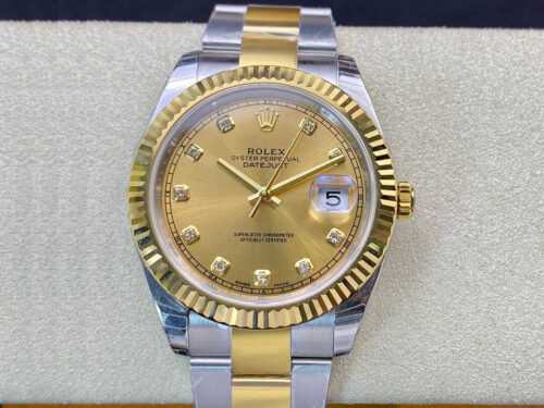 Rolex Datejust M126333-0011 EW Factory Yellow Gold Replica Watch
