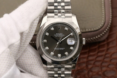 Rolex Datejust M126300 EW Factory Grey Dial Replica Watch