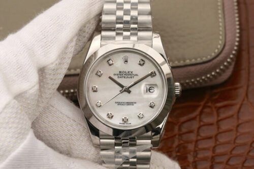 Rolex Datejust M126300 EW Factory Diamond-set Dial Replica Watch