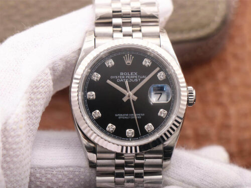 Rolex Datejust M126234-0027 EW Factory Diamond-set Dial Replica Watch