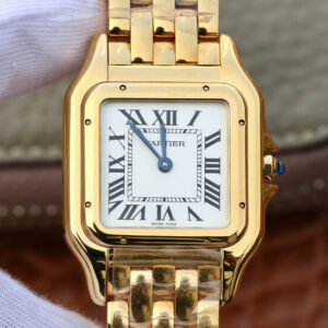 Panthere De Cartier WGPN0009 27MM 8848 Factory Yellow Gold Replica Watch