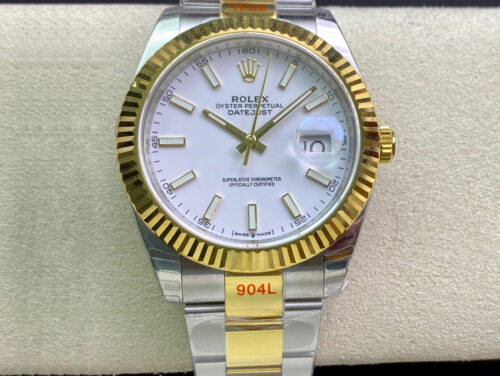 Rolex Datejust M126333-0015 EW Factory Yellow Gold Replica Watch