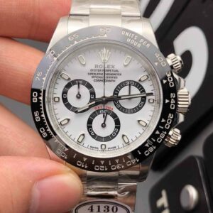 Rolex Cosmograph Daytona M116500LN-0001 Clean Factory V2 Stainless Steel White Dial Replica Watch