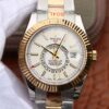 Rolex Sky Dweller M326933-0009 Noob Factory White Dial Replica Watch