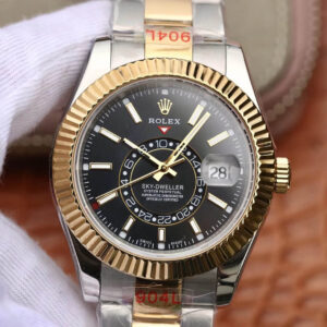 Rolex Sky Dweller M326933-0002 Noob Factory Black Dial Replica Watch