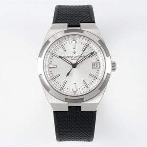 Vacheron Constantin Overseas 4500V PPF Factory Black Rubber Strap Replica Watch