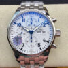 IWC Pilot 3777 ZF Factory Stainless Steel White Dial Replica Watch