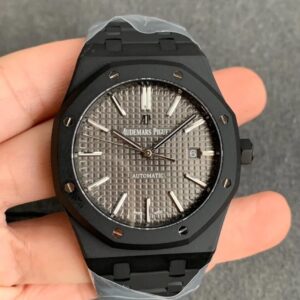 Audemars Piguet Royal Oak 15400 DLC Version ZF Factory Frosted Grey Dial Replica Watch