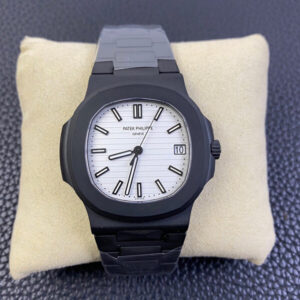 Patek Philippe Nautilus PPF Factory V4 DCL Version White Dial Replica Watch