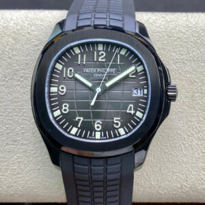 Patek Philippe Aquanaut PP5167 ZF Factory DLC Black Strap Replica Watch