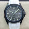 Patek Philippe Aquanaut PP5167 ZF Factory DLC White Rubber Strap Replica Watch - Best Quality Replica Watches UK Swiss Watch Brands 1:1 Replica Fake Watch