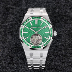 Audemars Piguet Royal Oak Tourbillon 26532IC.EE.1220TI.01 R8 Factory Green Dial Replica Watch