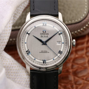 Omega De Ville 424.13.40.20.02.003 MKS Factory Silver Dial Replica Watch