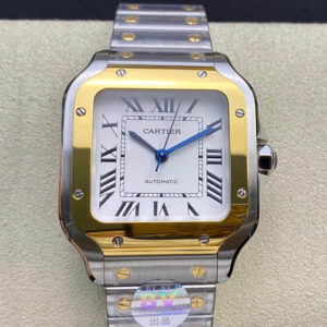 Cartier De Santos W2SA0016 35MM BV Factory White Dial Replica Watch