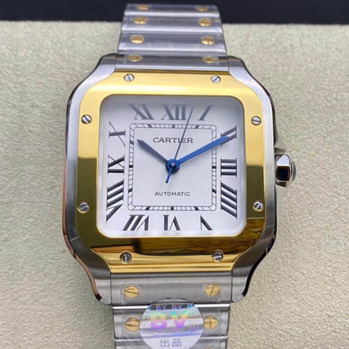 Cartier De Santos W2SA0016 35MM BV Factory White Dial Replica Watch