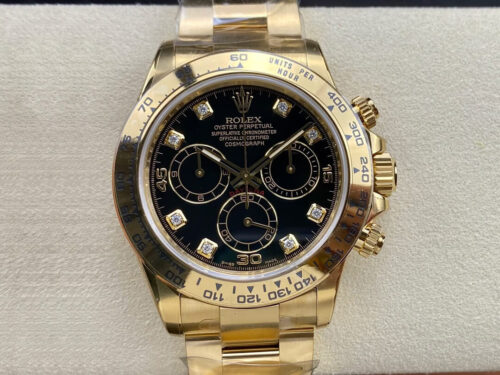 Rolex Cosmograph Daytona M116508-0008 Clean Factory Diamond-set Dial Replica Watch
