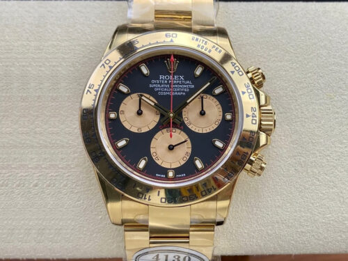 Rolex Cosmograph Daytona M116508-0009 Clean Factory Yellow Gold Replica Watch