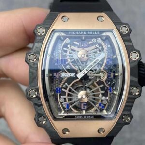 Richard Mille RM21-01 RM Factory Tourbillon 5N Red Gold Case Replica Watch