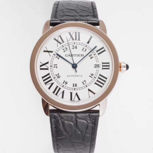 RONDE DE CARTIER W6701009 AF Factory White Dial Replica Watch