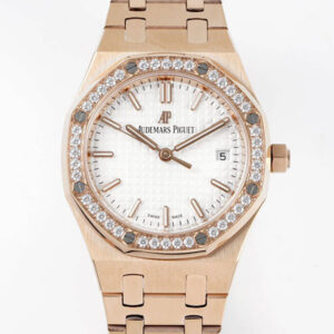 Audemars Piguet Royal Oak 77351OR.ZZ.1261OR.01 8F Factory Silver Dial Replica Watch