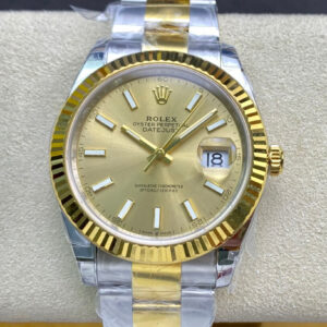 Rolex Datejust M126333-0009 VS Factory Gold Dial Replica Watch
