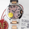 Ballon Bleu De Cartier W6920070 AF Factory Pink Mother-Of-Pearl Dial Replica Watch