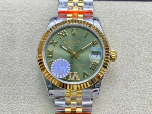 Rolex Datejust 178273 31MM TW Factory Green Dial Replica Watch
